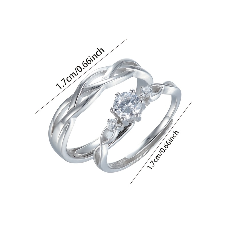 Women's S925 Pure Silver Individual Ring, Proposal Gift